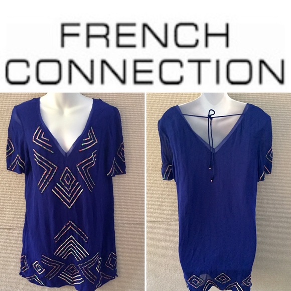 French Connection Dresses & Skirts - SALE NWT French Collection monarch blue dress